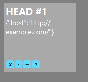 A head request made to example.com